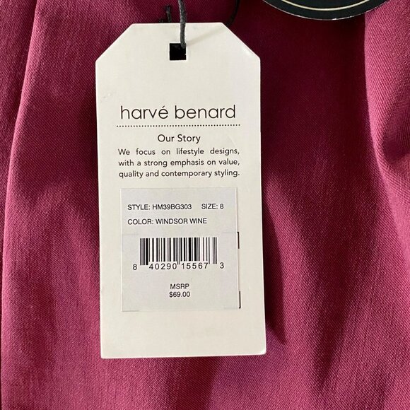 Harve Benard Classic Bootcut Slimming Split Hem Stretch Trousers Size 8 NEW NWT - Picture 6 of 11